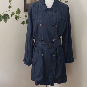 LizClaiborne double breasted belted dress.. trench